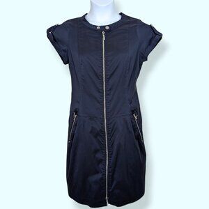 Blacky Dress Berlin Blue Industrial Zip Dress